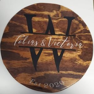 Custom wood signs